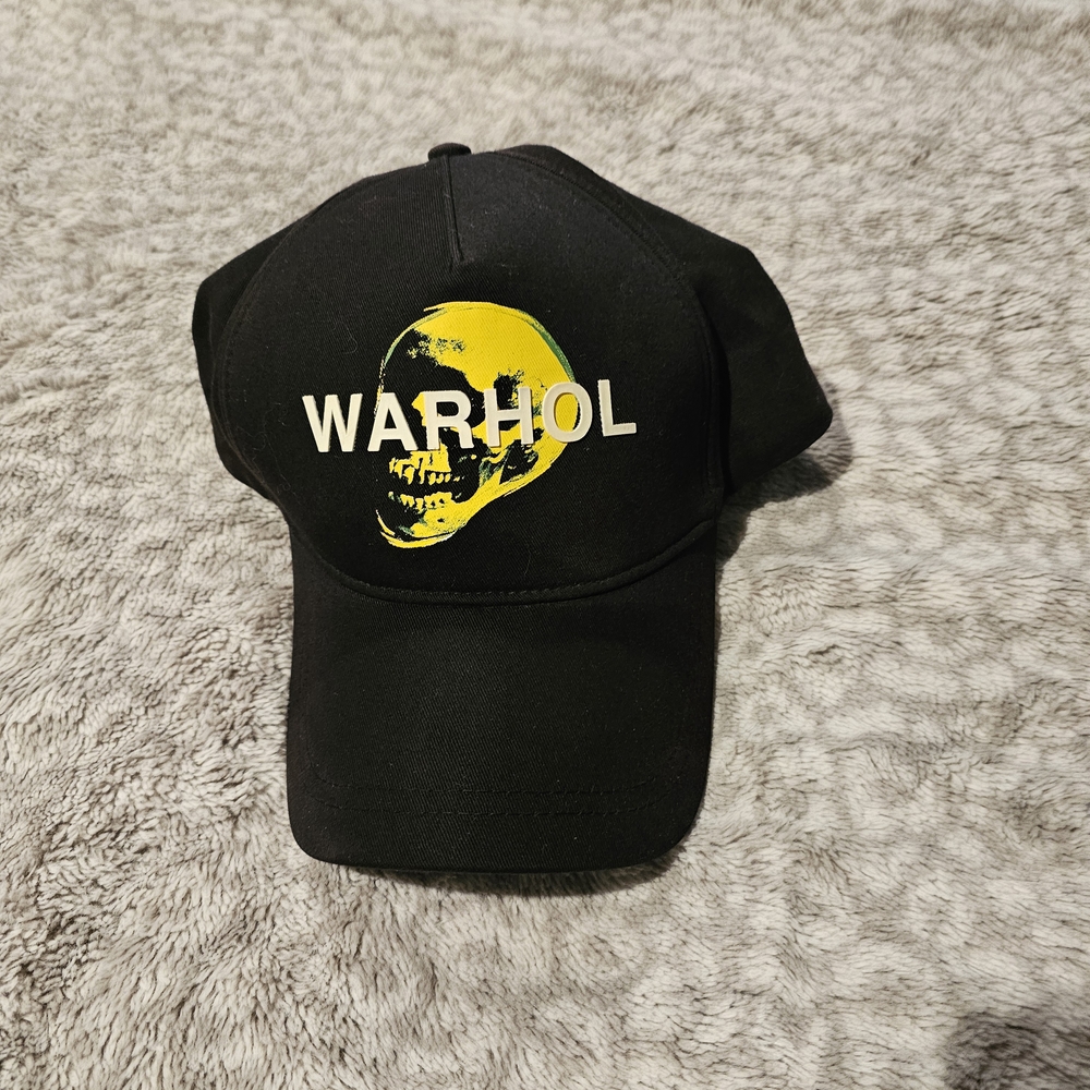 Zara Black Cap with Yellow Graphic
